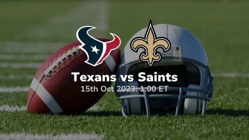 houston texans vs new orleans saints prediction & betting tips 10/15/2023 sport preview