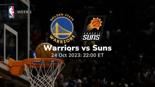 golden state warriors vs phoenix suns prediction & betting tips 10/24/2023 sport preview