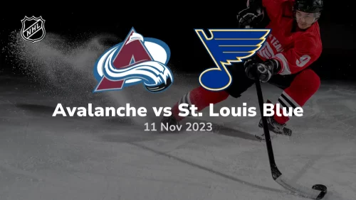 colorado avalanche vs st. louis blues prediction & betting tips 11/11/2023