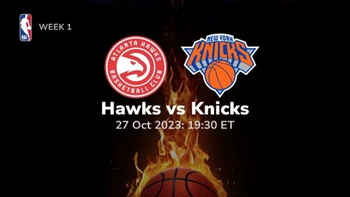 atlanta hawks vs new york knicks prediction 10/27/2023 sport preview