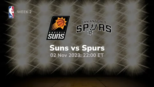 phoenix suns vs san antonio spurs prediction 11/2/2023 sport preview
