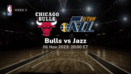 chicago bulls vs utah jazz prediction & betting tips 11/6/2023 sport preview