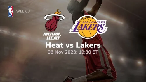 miami heat vs los angeles lakers prediction & betting tips 11/6/2023 sport preview