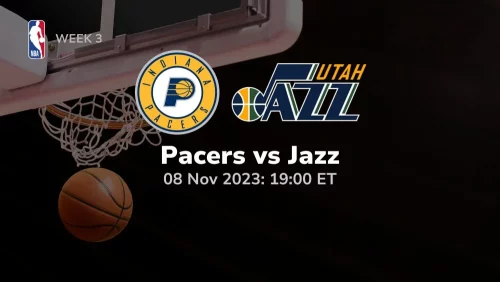 indiana pacers vs utah jazz Prediction & Betting Tips 11/8/2023 sport preview
