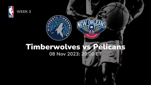 minnesota timberwolves vs new orleans pelicans Prediction & Betting Tips 11/8/2023 sport preview