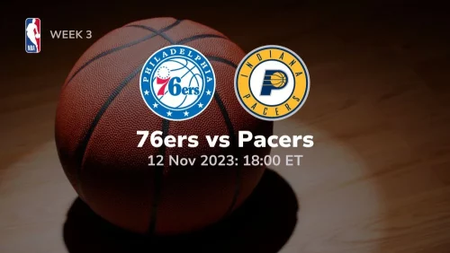 philadelphia 76ers vs indiana pacers prediction 11/12/2023 sport preview
