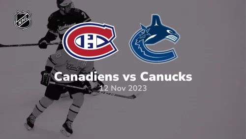 montreal canadiens vs vancouver canucks prediction 11/12/2023 sport preview