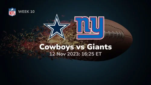dallas cowboys vs new york giants prediction & tips 11/12/2023 sport preview