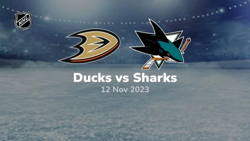 anaheim ducks vs san jose sharks prediction 11/12/2023 sport preview