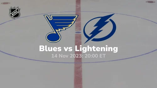 st louis blues vs tampa bay lightening prediction 11/14/2023 sport preview