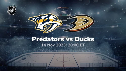 nashville predators vs anaheim ducks prediction 11/14/2023 sport preview