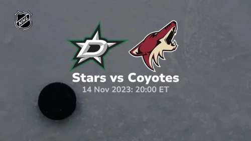dallas stars vs arizona coyotes prediction 11/14/2023 sport preview