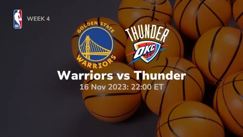 golden state warriors vs oklahoma city thunder prediction 11/16/2023 sport preview