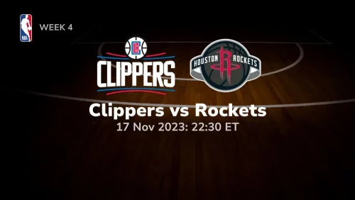 los angeles clippers vs houston rockets prediction 11/17/2023 sport preview