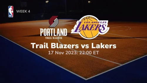 portland trail blazers vs los angeles lakers prediction 11/17/2023 sport preview