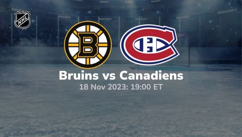 boston bruins vs montreal canadiens 11/18/2023 sport preview
