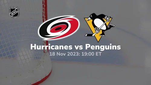 carolina hurricanes vs pittsburgh penguins 11/18/2023 sport preview