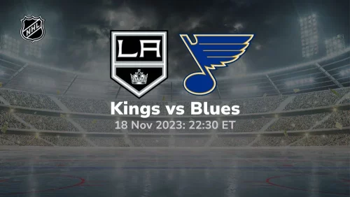 los angeles kings vs saint louis blues 11/18/2023 sport preview