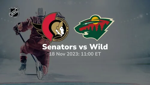 ottowa senators vs minnesota wild 11/18/2023 sport preview