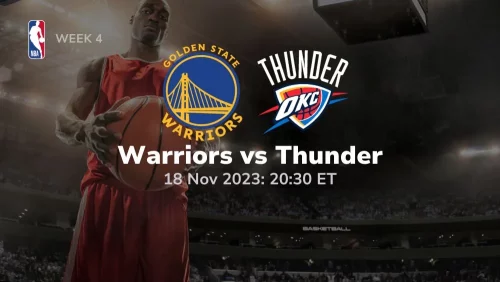 golden state warriors vs oklahoma city thunder prediction 11/18/2023 sport preview