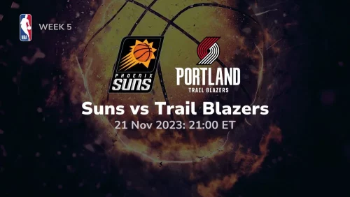 pheonix suns vs portland trail blazers prediction 11/21/2023 sport preview