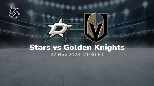 dallas stars vs vegas golden knights 11/22/2023 sport preview