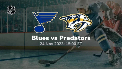 st louis blues vs nashville predators 11/24/2023 sport preview