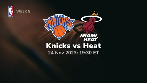 new york knicks vs miami heat prediction 11/24/2023 sport preview