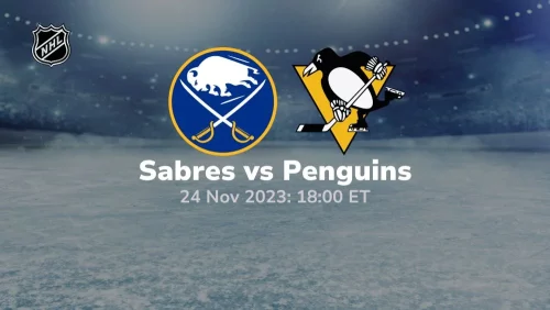 buffalo sabres vs pittsburgh penguins 11/24/2023 sport preview