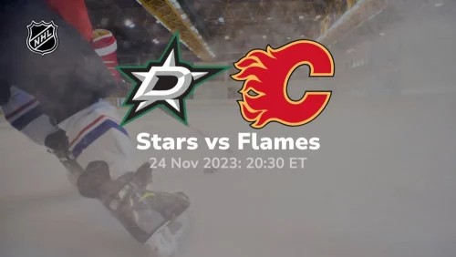 dallas stars vs calgary flames 11/24/2023 sport preview
