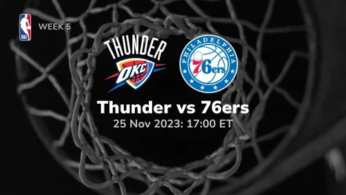 oklahoma city thunder vs philadelphia 76ers prediction 11/25/2023 sport preview