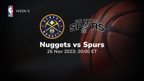 denver nuggets vs san antonio spurs prediction 11/26/2023 sport preview