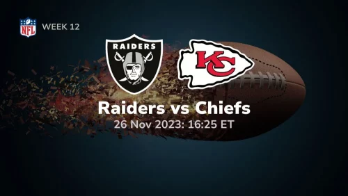 las vegas raiders vs kansas city chiefs prediction 11/26/2023 sport preview