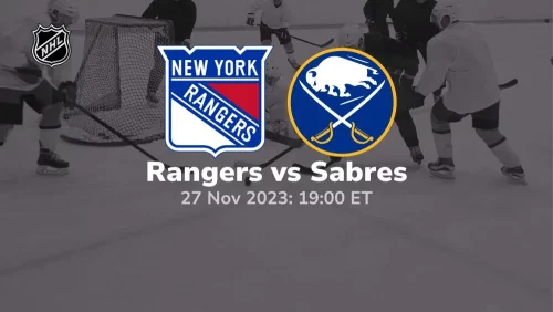 new york rangers vs buffalo sabres 11/27/2023 sport preview