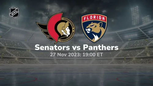 ottowa senators vs florida panthers 11/27/2023 sport preview