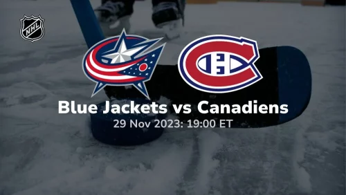 columbus blue jackets vs montreal canadiens 11/29/2023 sport preview