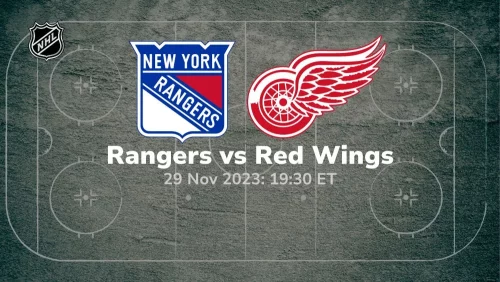 new york rangers vs detroit red wings 11/29/2023 sport preview