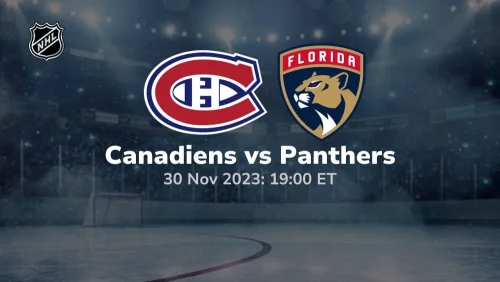 montreal canadiens vs florida panthers 11/30/2023 sport preview