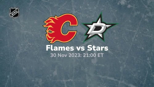 calgary flames vs dallas stars 11/30/2023 sport preview