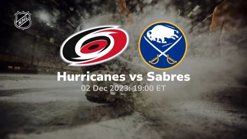 carolina hurricanes vs buffalo sabres 12/02/2023 sport preview