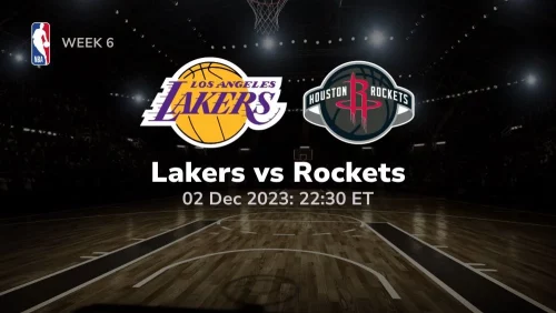 los angeles lakers vs houston rockets prediction 12/02/2023 sport preview
