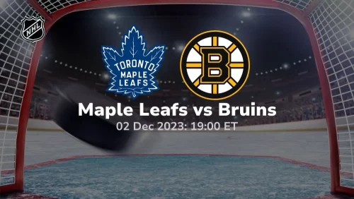 toronto maple leafs vs boston bruins 12/02/2023 sport preview