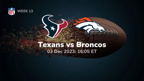 houston texans vs denver broncos prediction 12/03/2023 sport preview