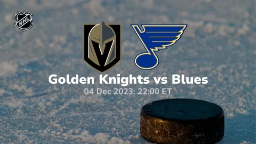 vegas golden knights vs st louis blues 12/04/2023 sport preview