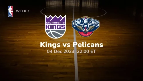 sacramento kings vs new orleans pelicans prediction 12/04/2023 sport preview