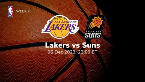 los angeles lakers vs pheonix suns prediction 12/05/2023 sport preview