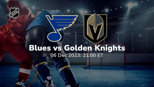 st louis blues vs vegas golden knights 12/06/2023 sport preview