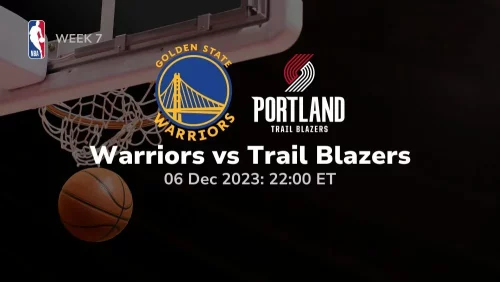 golden state warriors vs portland trail blazers prediction 12/06/2023 sport preview