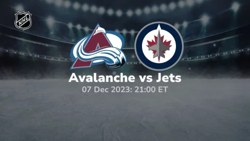 colorado avalanche vs winnipeg jets 12/07/2023 sport preview