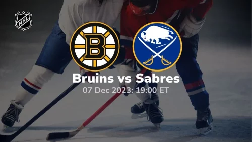 boston bruins vs buffalo sabres 12/07/2023 sport preview